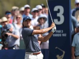 Aberg önde, yakın arkadaşı Thorbjornsen takipte