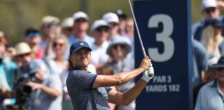 Aberg önde, yakın arkadaşı Thorbjornsen takipte