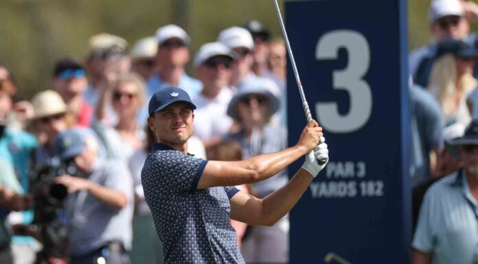 Aberg önde, yakın arkadaşı Thorbjornsen takipte