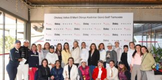 Ataşehirli kadın golfçülerin 8 Mart buluşması