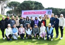 Kemer Golf Kulübü üyeleri 8 Mart’ı sahada kutladı