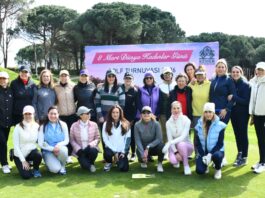 Kemer Golf Kulübü üyeleri 8 Mart’ı sahada kutladı