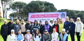 Kemer Golf Kulübü üyeleri 8 Mart’ı sahada kutladı