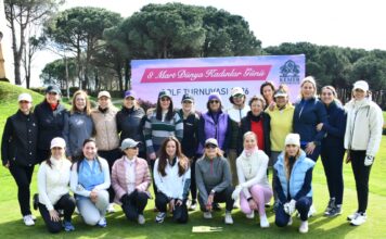 Kemer Golf Kulübü üyeleri 8 Mart’ı sahada kutladı