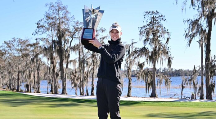 Nelly Korda sonunda güldü